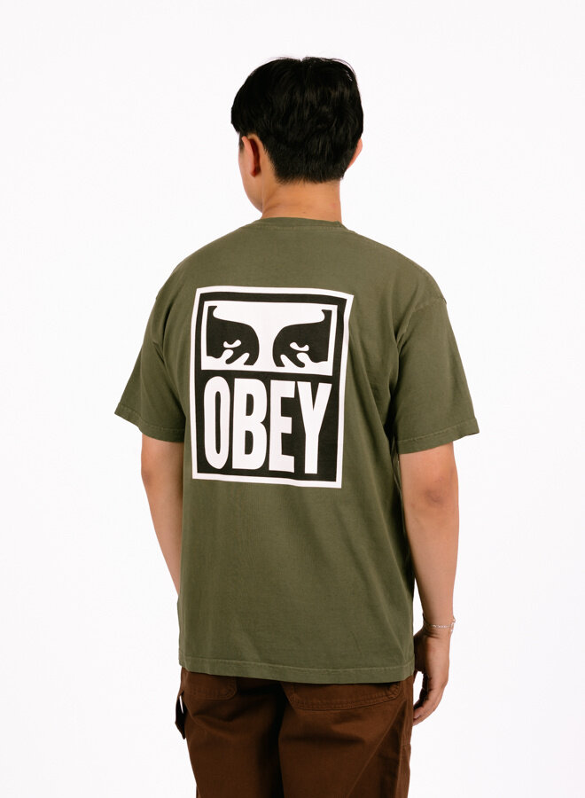 Eyes Icon II Heavyweight T-shirt Moss Green