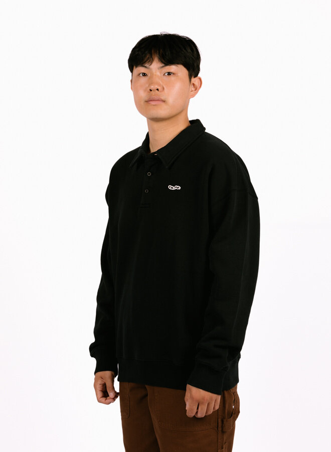 Oversized Polo Black