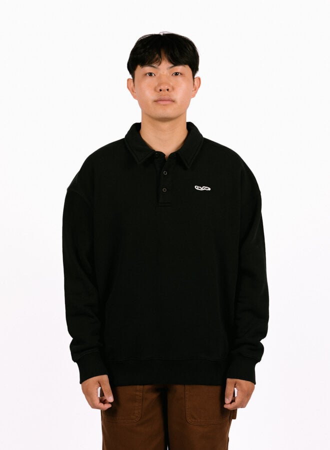 Oversized Polo Black