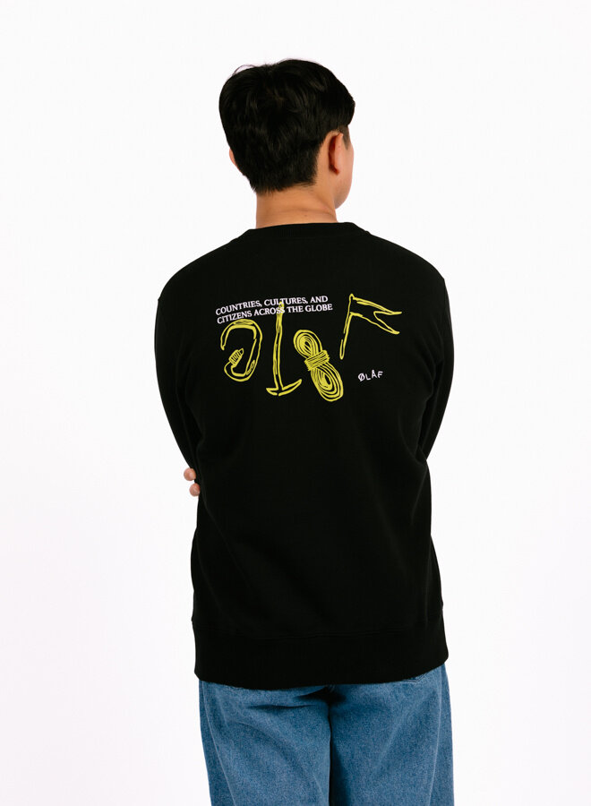 Gadget Crewneck Zwart