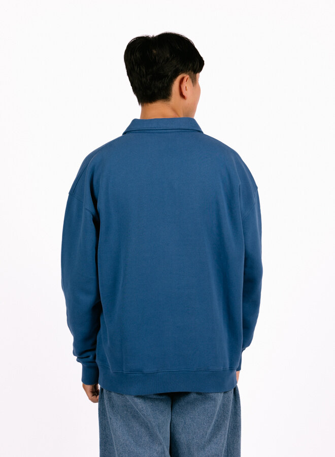 Oversized Polo Surf Blauw