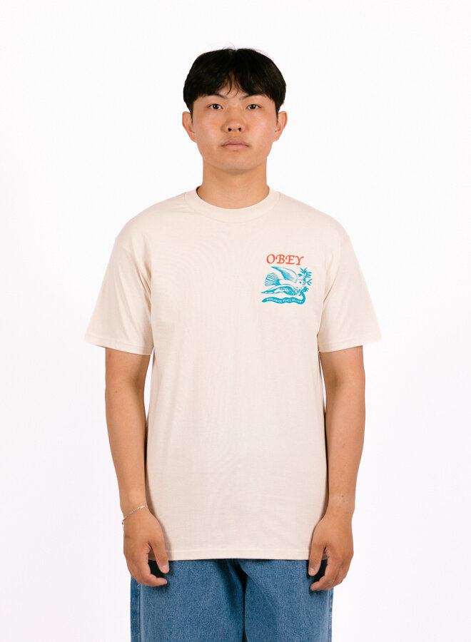 Peace Delivery Dove Classic T-shirt Cream