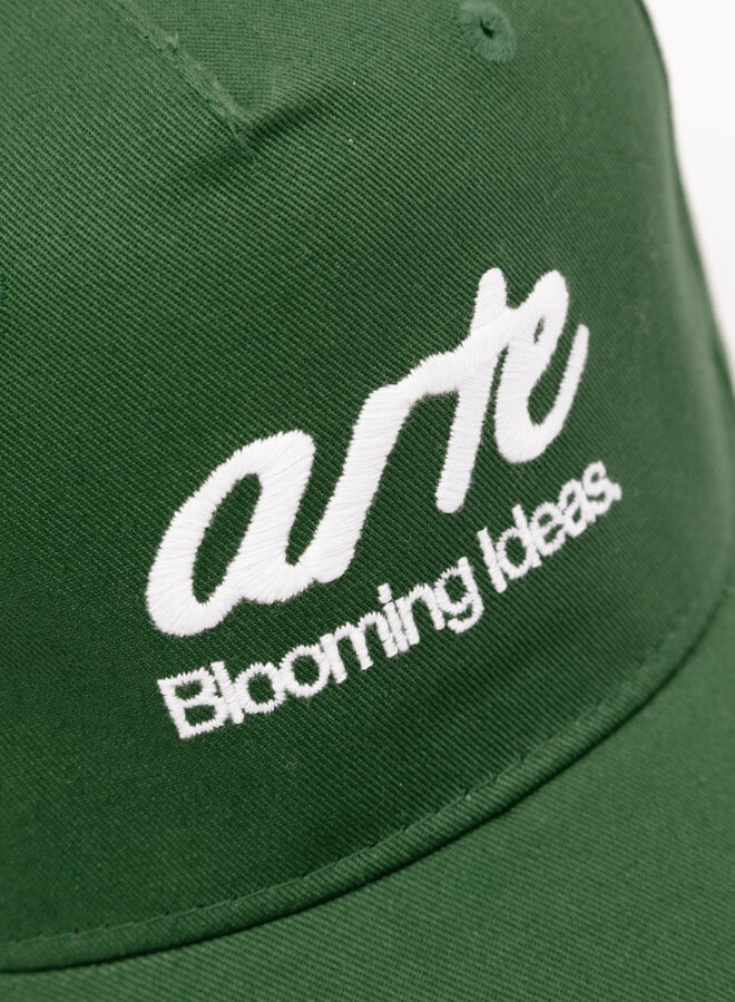 Front Logo Embroidery Cap Green