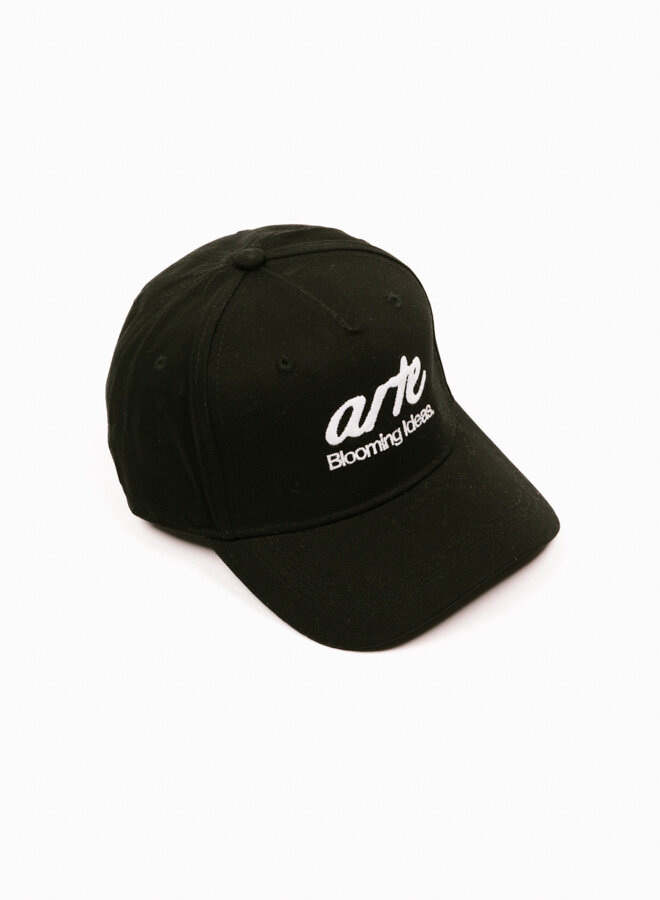 Front Logo Embroidery Cap Zwart