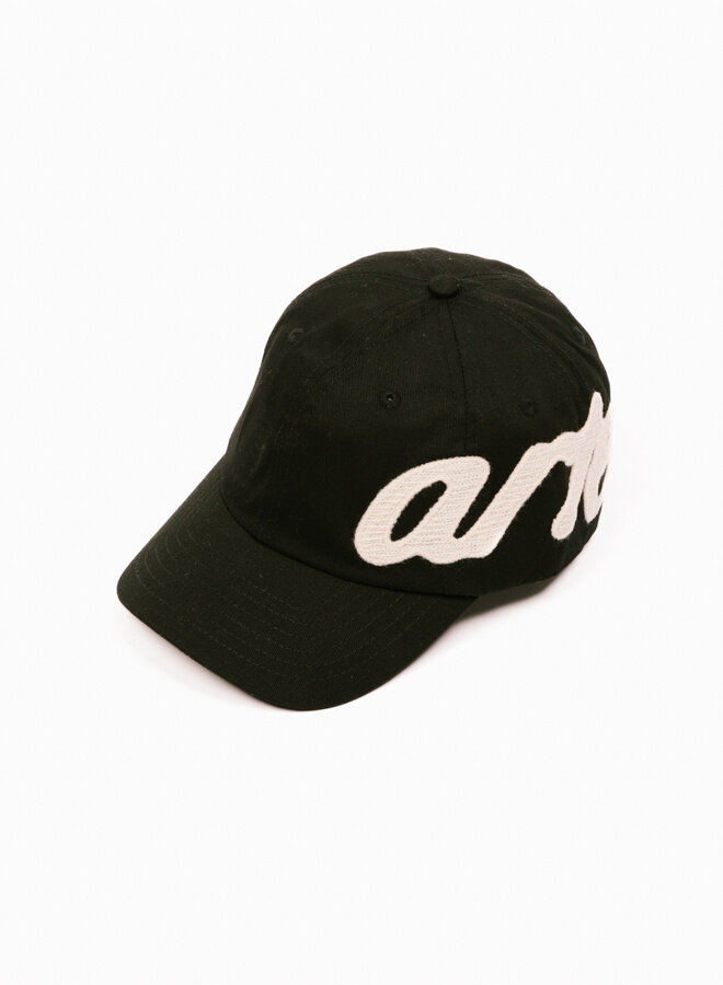 Side Embroidery Patch Cap Black