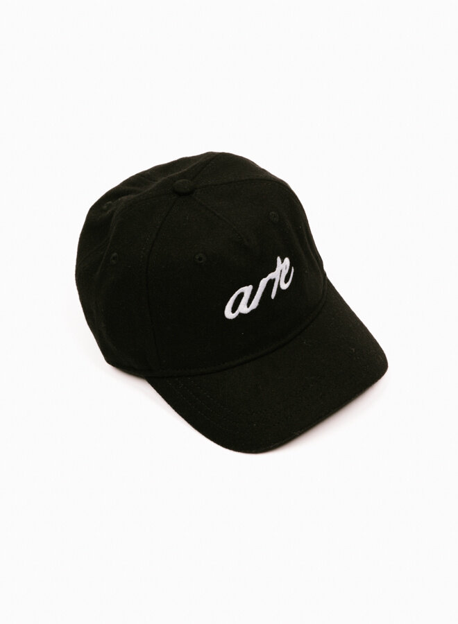 Front Logo Embroidery Cap Zwart