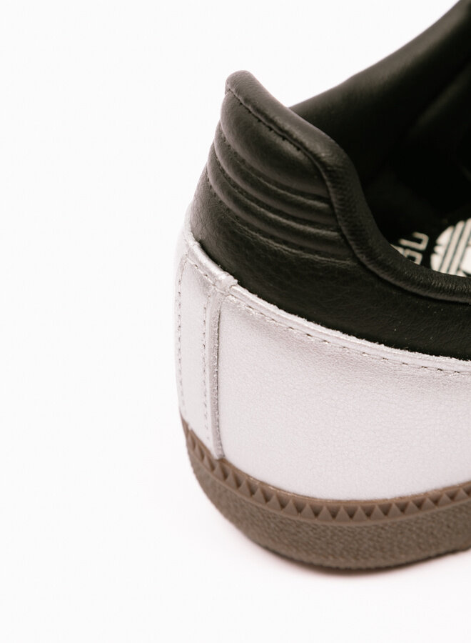 adidas Samba Silver Metallic / Core Black / Gum JI4218 - GRAIL