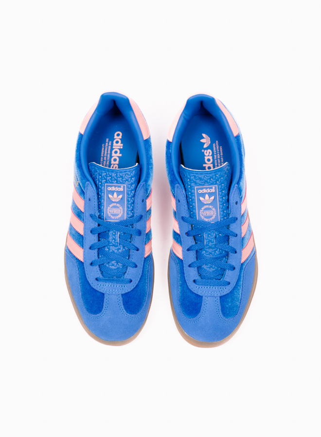 ★adidas★ gazelle indoor blue IG6785 New Adidas Women's Gazelle indoor Shoes - Blue / Semi Pink