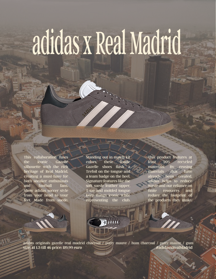 adidas x Real Madrid Gazelle IH2631 GRAIL - GRAIL