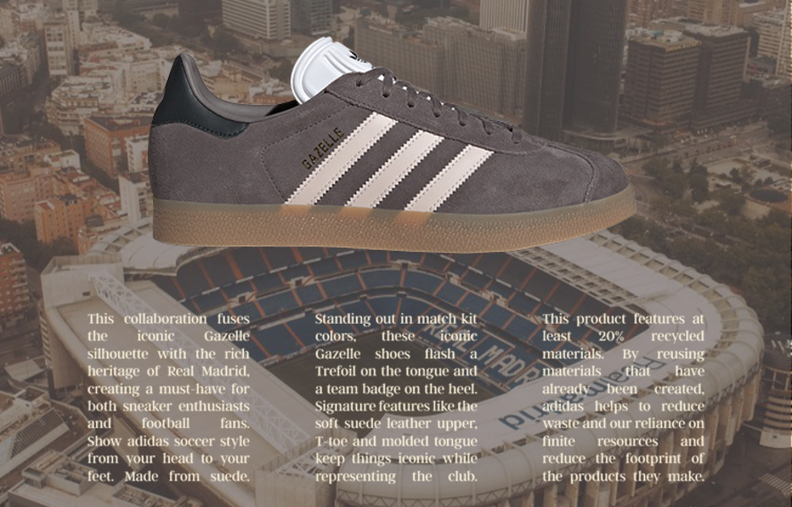adidas x Real Madrid Gazelle IH2631 GRAIL - GRAIL