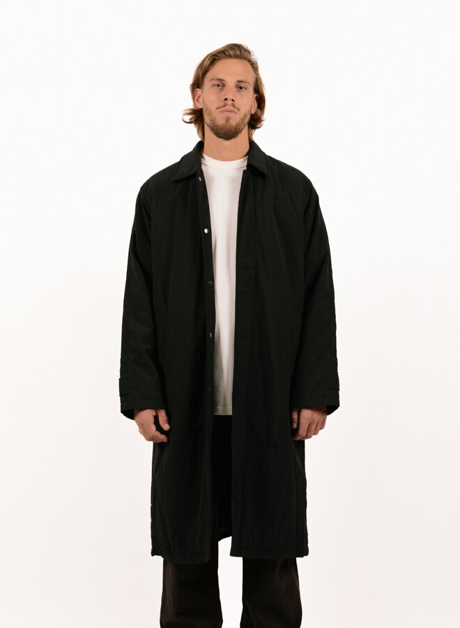 Nylon Padded Mac Black