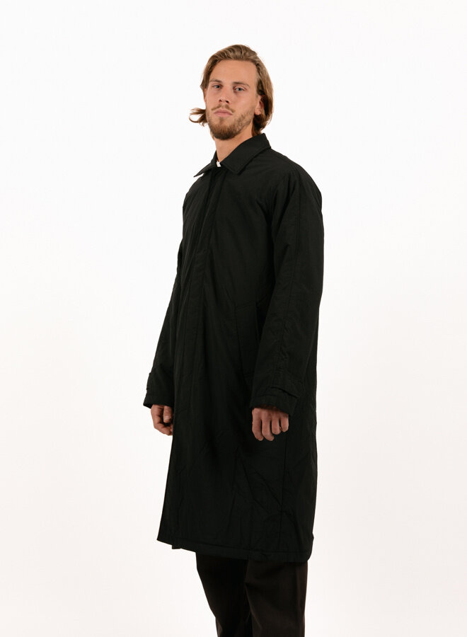 Nylon Padded Mac Black
