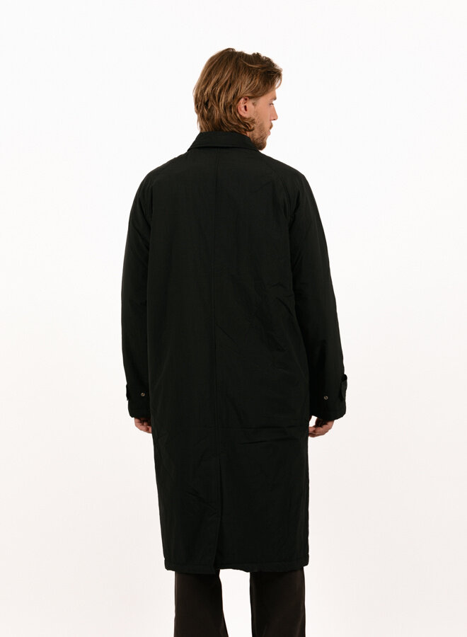 Nylon Padded Mac Black