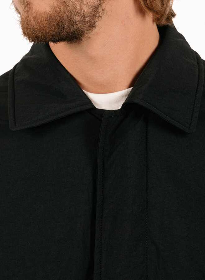 Nylon Padded Mac Black