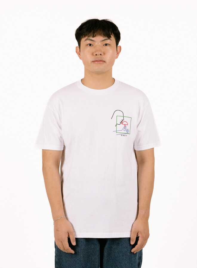Obey t shirt white outlet