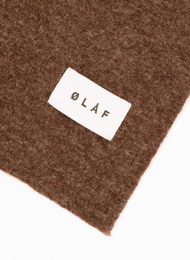 Wavy Drift Scarf Brown/Grey