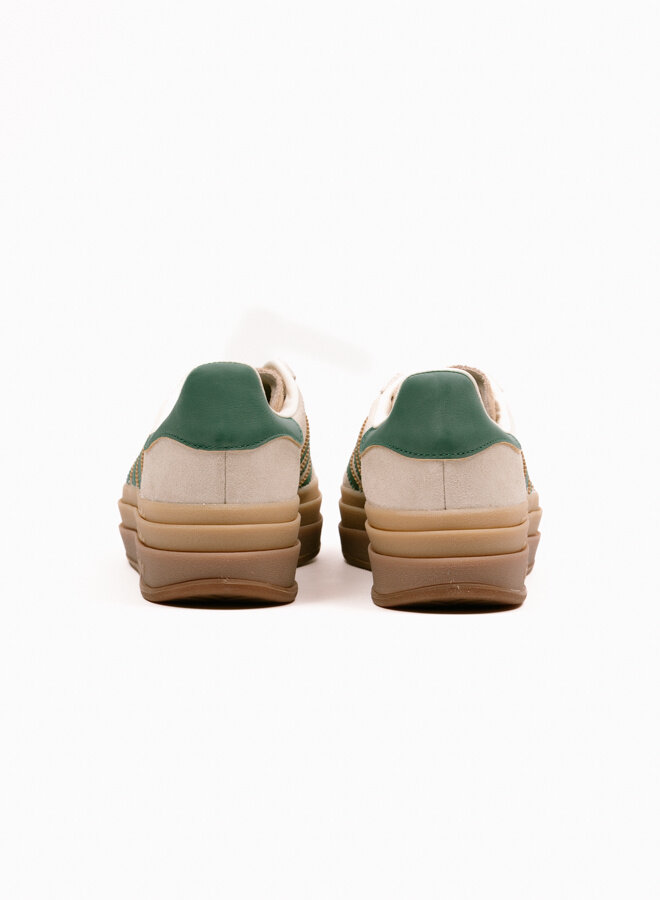 Gazelle Bold W – Cream White / Collegiate Green / Magic Beige