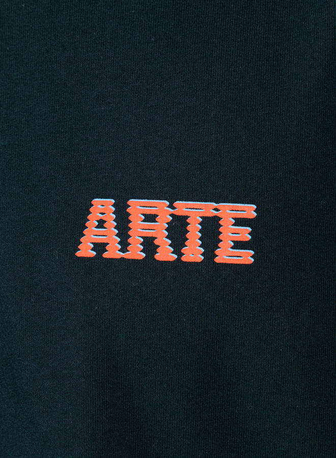 Tシャツ・カットソー Arte Antwerp SS25 BEACH SHORT (SS25038K NAVY) Arte Antwerp Mural Back Print T-shirt Navy SS25-103T - GRAIL