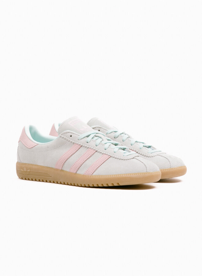 ★adidas★ Bermuda Halo Mint Clear Pink JS0257 adidas BRMD Halo Mint JS0257 | Retro style with modern flair