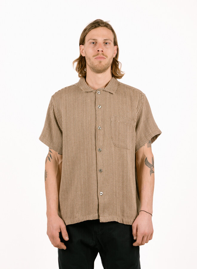 Obey Horace SS Shirt Unbleached Multi 181210437 - GRAIL