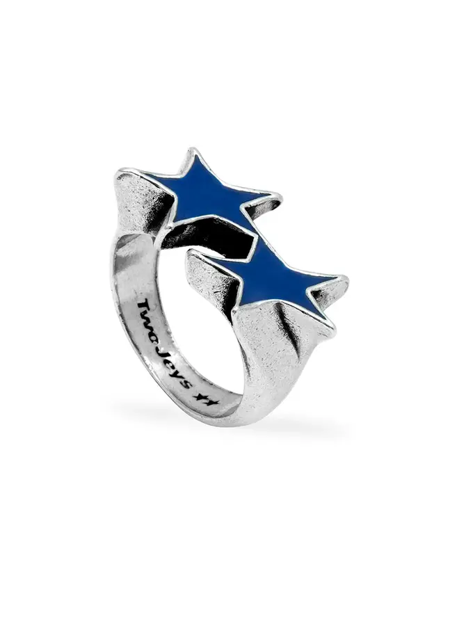 Icon Enameled Single Ring Plata