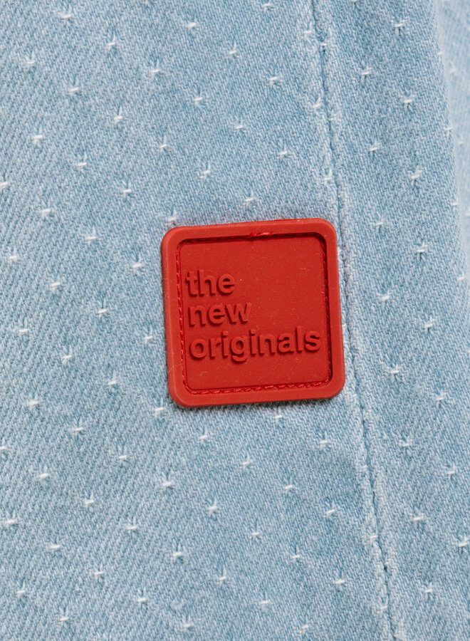 9-Dots Polka Dot Relaxed Jeans Light Wash