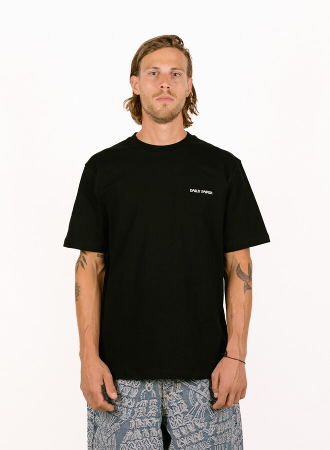 Zwart Wrapper T-Shirt