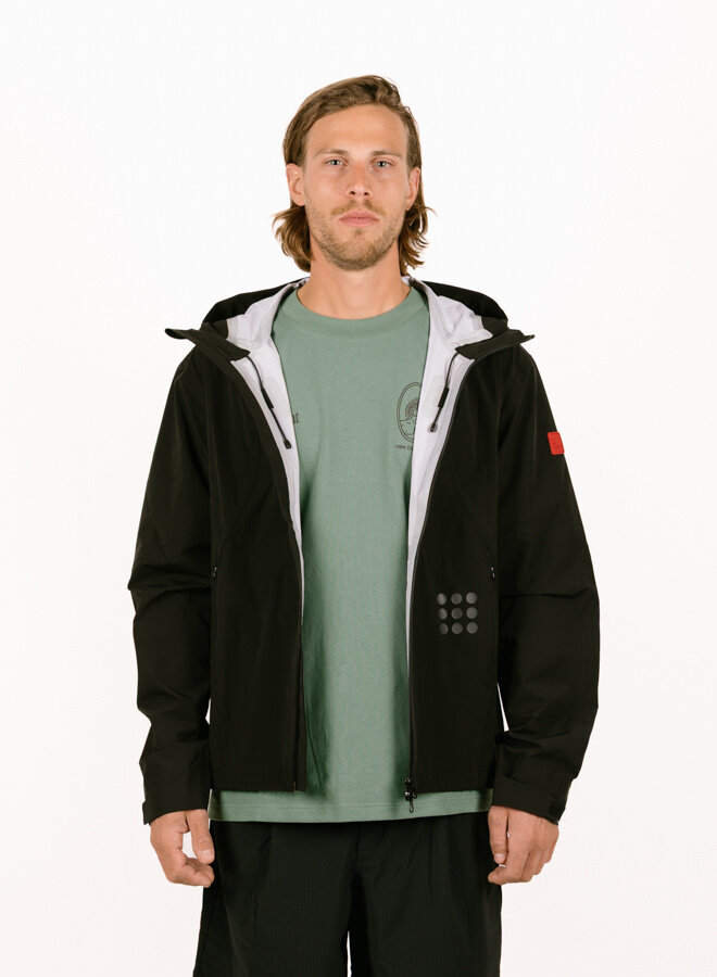 Engine Hooded Jacket Black