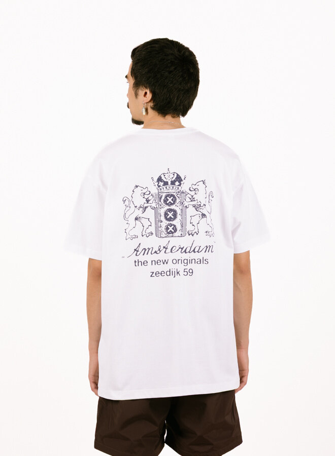 Lions Speaker Tee White