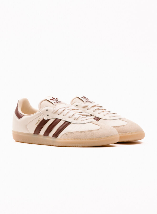 adidas Samba OG – JS3830 – wonder white shadow red gum - GRAIL