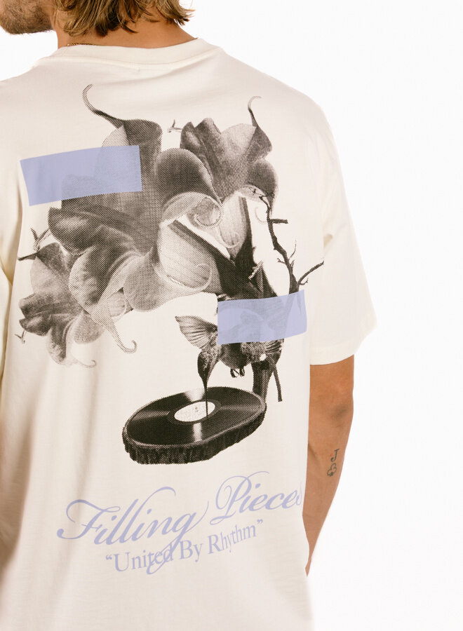 T-shirt Grammophone Antique White