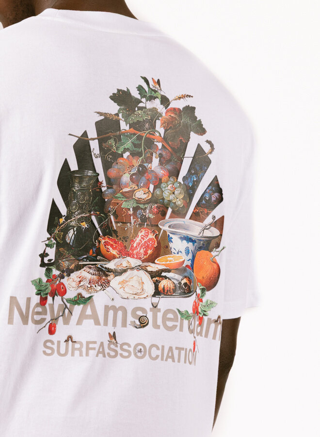 New Amsterdam Surf Association Buffet Tee – White