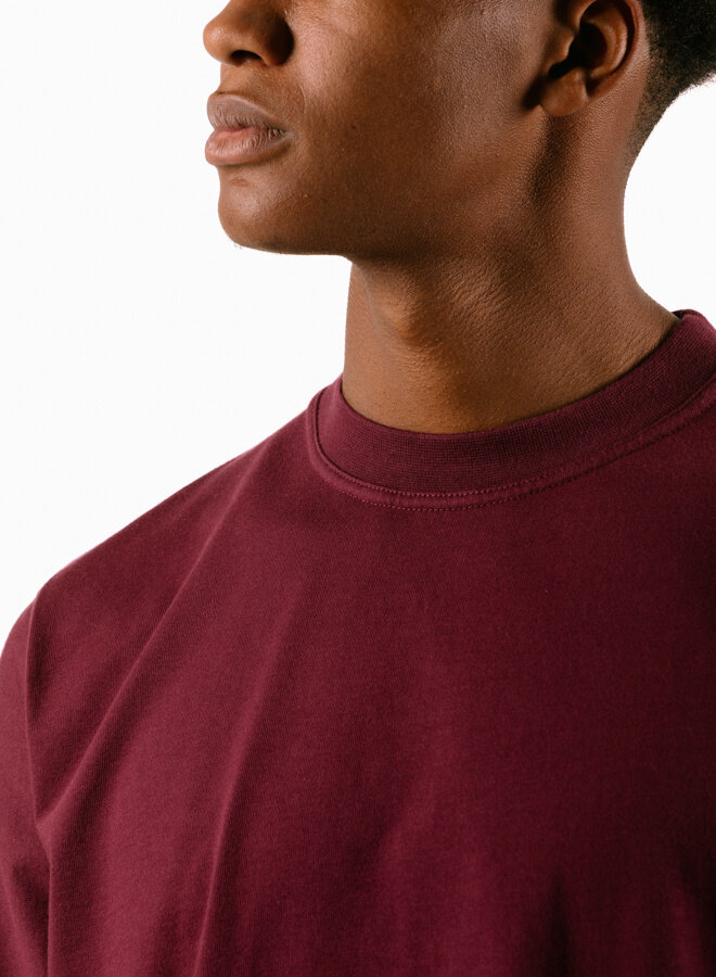 Eye Print T-shirt Bordeaux