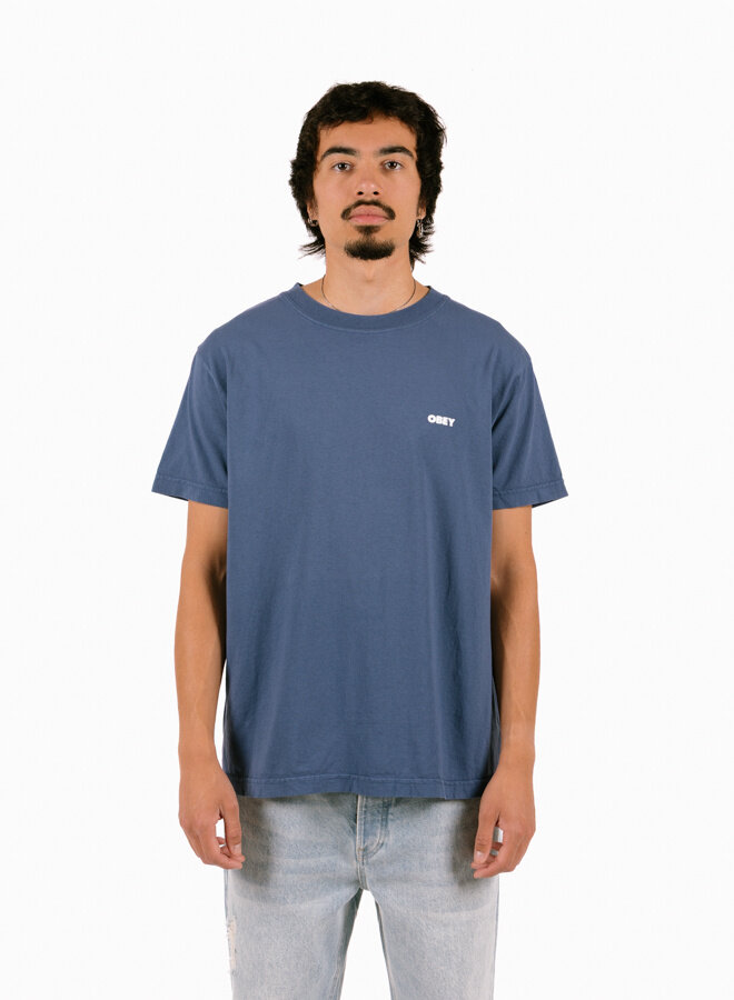 Obey Bold Icon Face Pigment T-shirt Pigment Dark Denim
