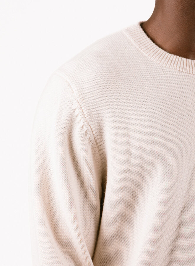 Knit Sweater Knot Antique White