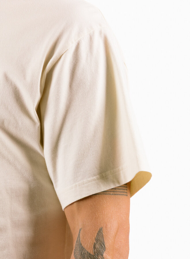 Stitched Varsity Tee Off-White