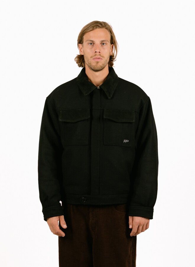 Box Jacket Varsity Black