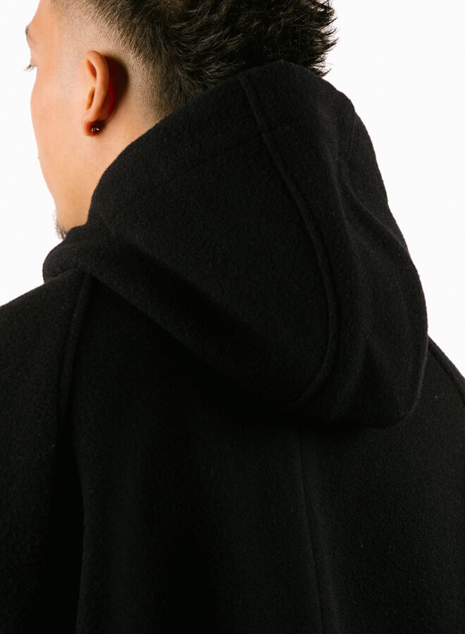 Wool Duffel Jacket Navy