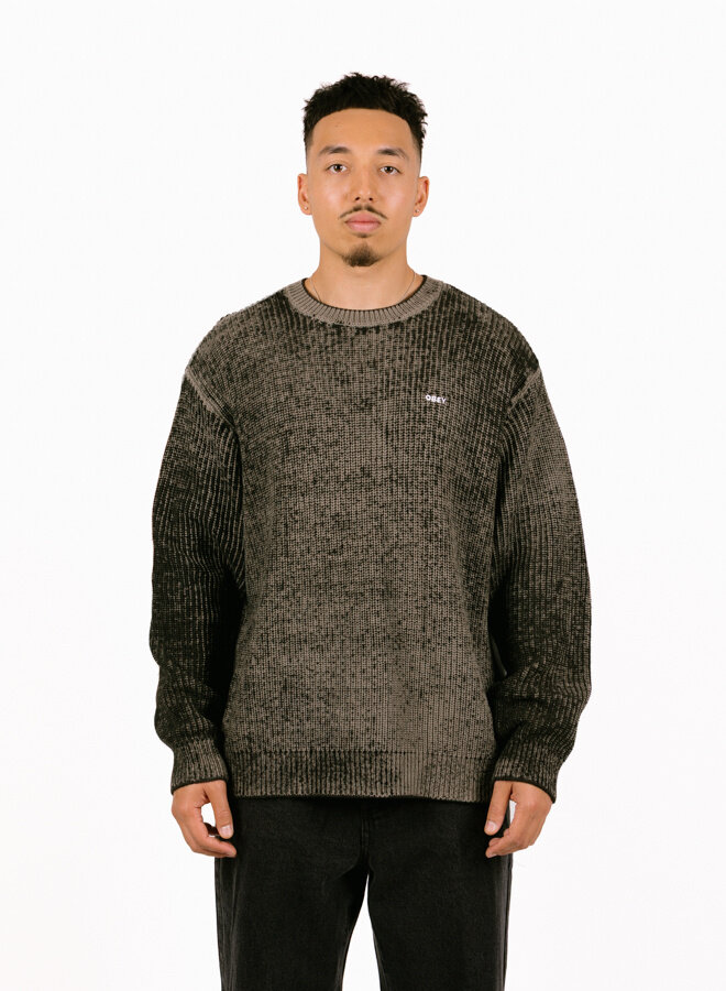 Spray Effect Sweater Black Multi
