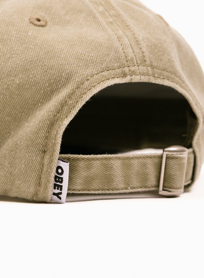 Pigment Bold 6 Panel Strapback Pigment Khaki Multi