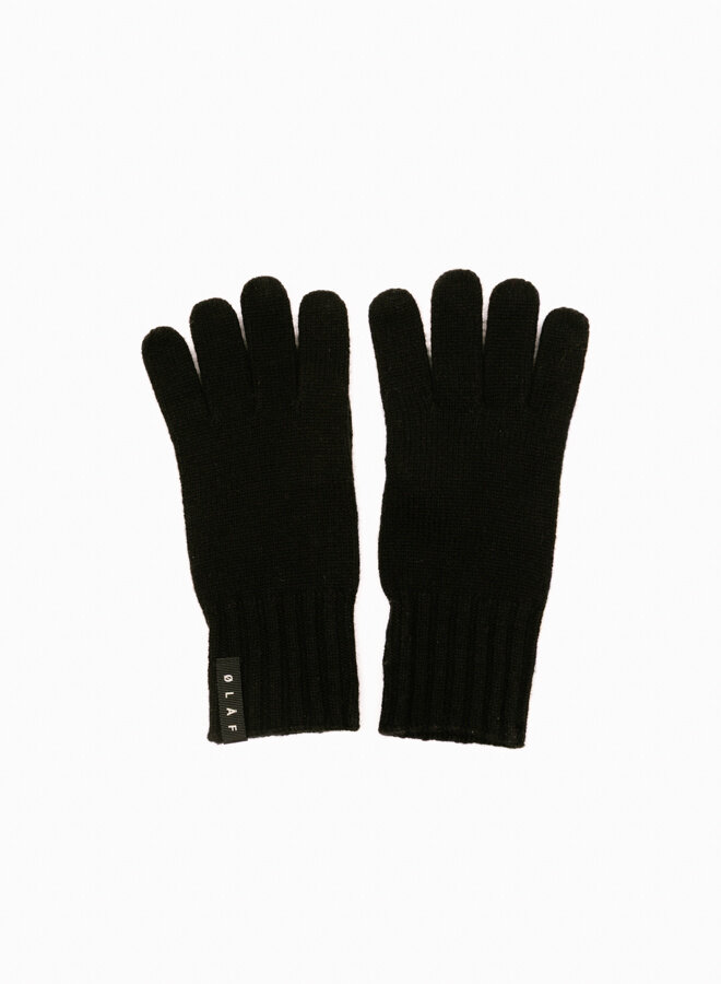 OLAF Wool Gloves Black