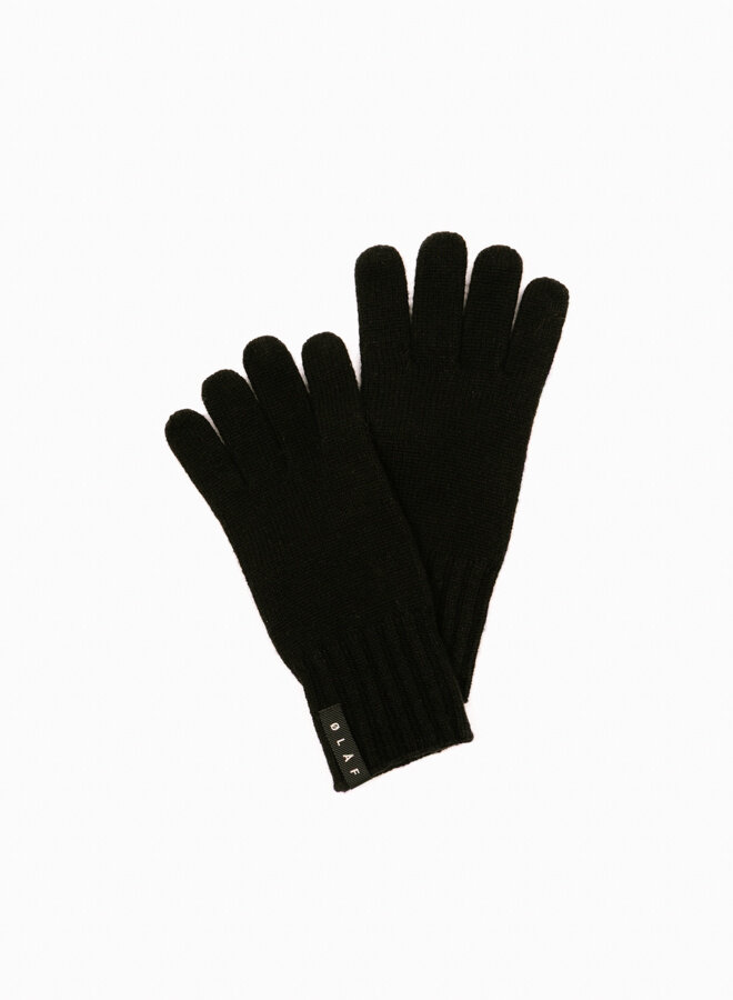 OLAF Wool Gloves Black