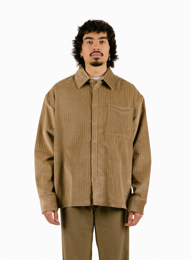 Corduroy Boxy Shirt Foxtrot