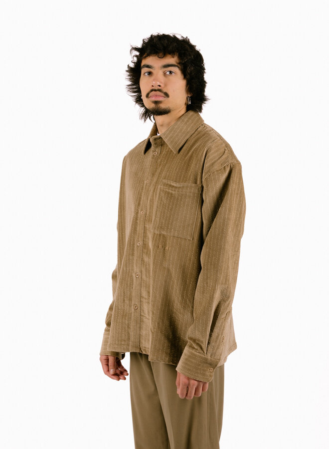 Corduroy Boxy Shirt Foxtrot