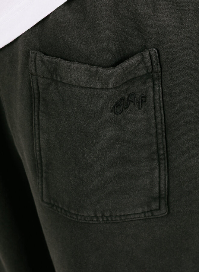 Washed Signature Straight Leg Charcoal