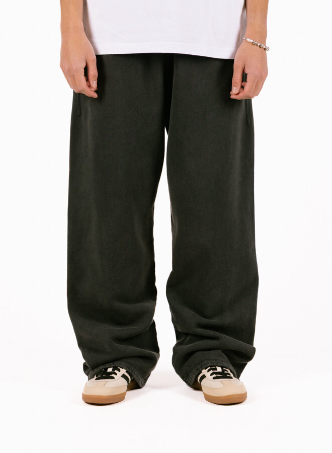 Washed Signature Straight Leg Charcoal