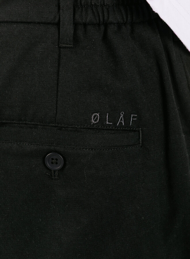 Regulart Pleated Pant Black
