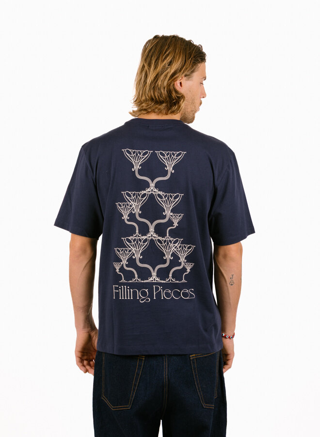 T-Shirt Champagne Maritime Blue