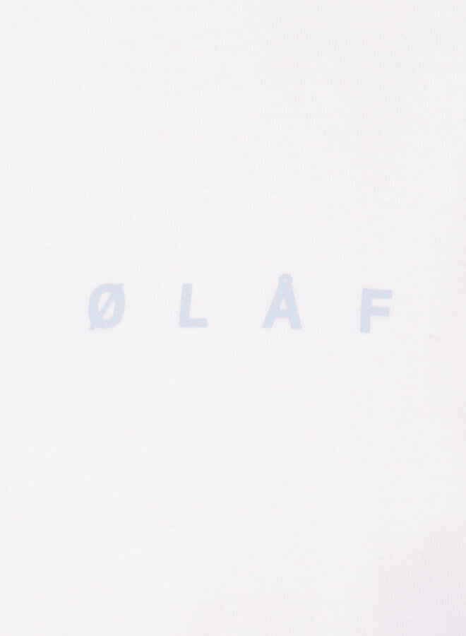 Brushstroke Face Tee Optical White