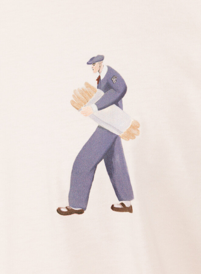 T-shirt Bakery Antique White